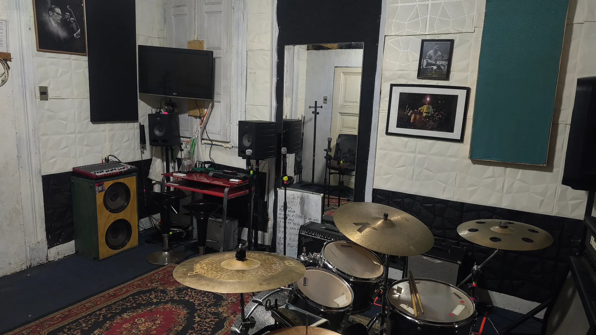 Setup para ensayo de banda
